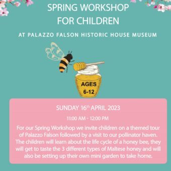 Spring Workshop For Children At Palazzo Falson Historic House Museum square