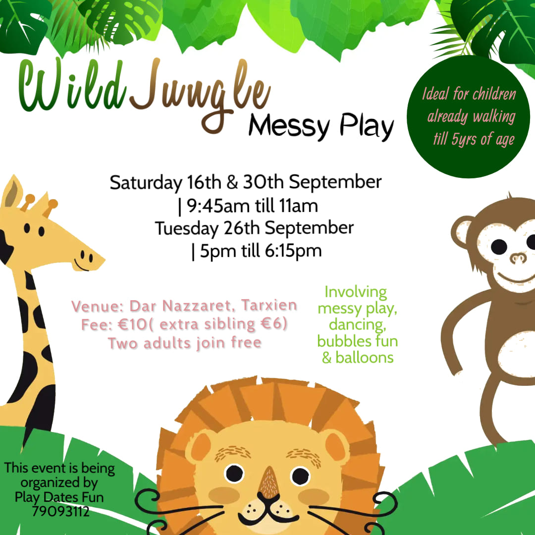 Wild Jungle Messy Play - Malta Baby & Kids